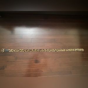 NWT Michael Kors Leopard print belt